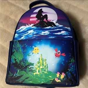 Loungefly Little Mermaid Blue Backpack